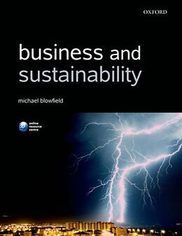 Couverture cartonnée Business and Sustainability de Michael (Senior Research Fellow at the Smith School of Enterpris