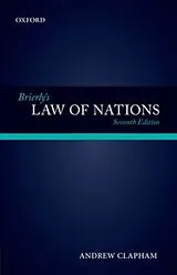 Fester Einband Brierly's Law of Nations von Andrew Clapham