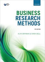 Couverture cartonnée Business Research Methods de Alan Bryman, Emma Bell