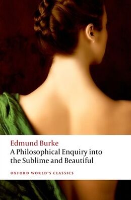 Couverture cartonnée A Philosophical Enquiry into the Sublime and Beautiful de Edmund Burke