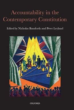 Livre Relié Accountability in the Contemporary Constitution de Nicholas (Fellow in Law, the Queen''''s Bamforth