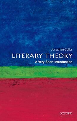 Couverture cartonnée Literary Theory: A Very Short Introduction de Jonathan Culler