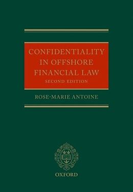 Fester Einband Confidentiality in Offshore Financial Law von Rose-Marie Antoine