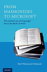 eBook (pdf) From Maimonides to Microsoft de Neil Weinstock Netanel