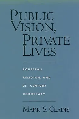 E-Book (pdf) Public Vision, Private Lives von Mark S. Cladis
