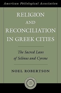 eBook (pdf) Religion and Reconciliation in Greek Cities de Noel Robertson