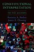 E-Book (epub) Constitutional Interpretation von Sotirios A. Barber, James E. Fleming