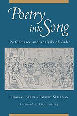 eBook (epub) Poetry into Song de Deborah Stein, Robert Spillman