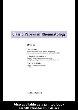 E-Book (pdf) Classic Papers in Rheumatology von Paul Dieppe, Frank A. Wollheim, H. Ralph Schumacher