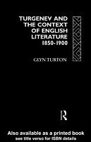 eBook (pdf) Turgenev and the Context of English Literature 1850-1900 de Glyn Turton