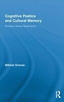 eBook (epub) Cognitive Poetics and Cultural Memory de Mikhail Gronas