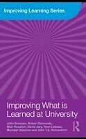 eBook (epub) Improving What is Learned at University de Michael Osborne, John T.E. Richardson, John Brennan