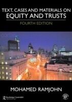 eBook (pdf) Text, Cases and Materials on Equity and Trusts de Mohamed Ramjohn