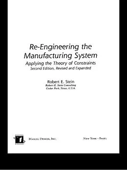 E-Book (pdf) Re-Engineering the Manufacturing System von Robert E. Stein