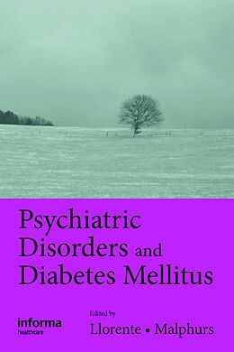 eBook (pdf) Psychiatric Disorders and Diabetes Mellitus de 