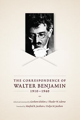 eBook (pdf) Correspondence of Walter Benjamin, 1910-1940 de Benjamin Walter Benjamin