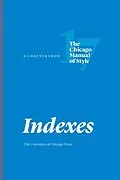 E-Book (pdf) Indexes von The University of Chicago Press Editorial Staff The University o