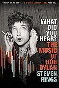 Fester Einband What Did You Hear? von Rings Steven