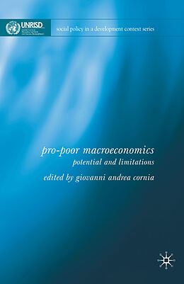 Fester Einband Pro-Poor Macroeconomics von Giovanni Andrea Cornia