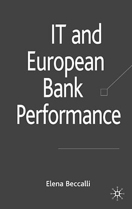 Fester Einband IT and European Bank Performance von E. Beccalli