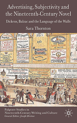 Livre Relié Advertising, Subjectivity and the Nineteenth-Century Novel de S. Thornton