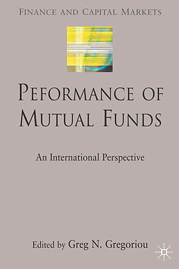 Livre Relié Performance of Mutual Funds de Greg N. Gregoriou