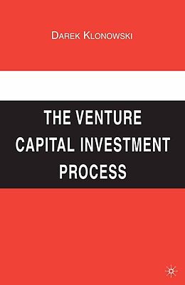 eBook (pdf) The Venture Capital Investment Process de Darek Klonowski