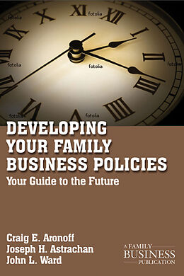 Kartonierter Einband Developing Family Business Policies von C. Aronoff, J. Astrachan, J. Ward