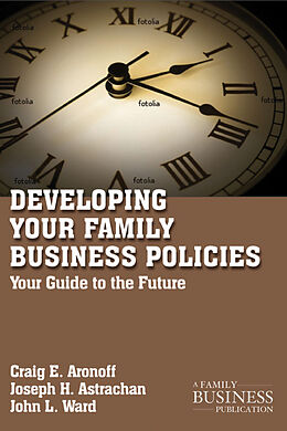 Couverture cartonnée Developing Family Business Policies de C. Aronoff, J. Astrachan, J. Ward