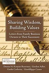 Fester Einband Sharing Wisdom, Building Values von D. Kenyon-Rouvinez, G. Adler, G. Corbetta