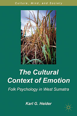 Livre Relié The Cultural Context of Emotion de K. Heider