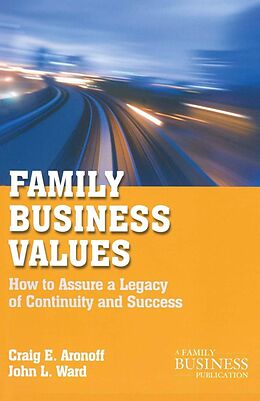 eBook (pdf) Family Business Values de C. Aronoff, J. Ward