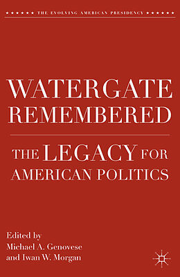 Livre Relié Watergate Remembered de Michael A. Morgan, Iwan W. Genovese