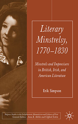 Fester Einband Literary Minstrelsy, 1770-1830 von E. Simpson