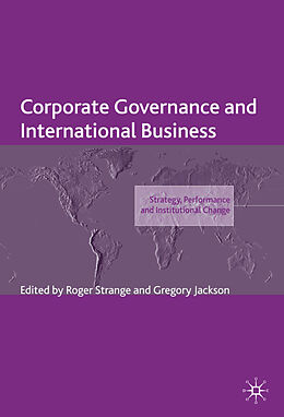 Livre Relié Corporate Governance and International Business de Roger Jackson, Gregory Strange