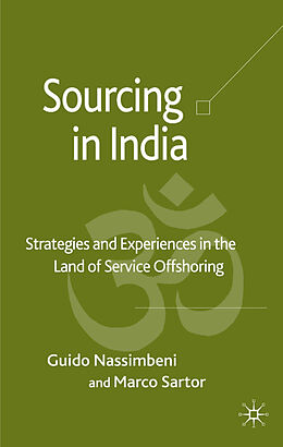 Livre Relié Sourcing in India de Guido Nassimbeni, Marco Sartor