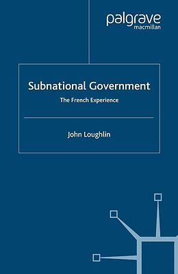 E-Book (pdf) Subnational Government von John Loughlin
