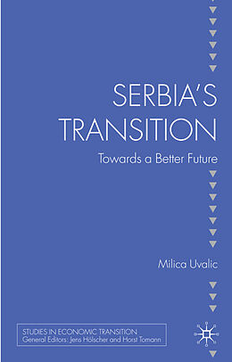 Livre Relié Serbia's Transition de M. Uvalic