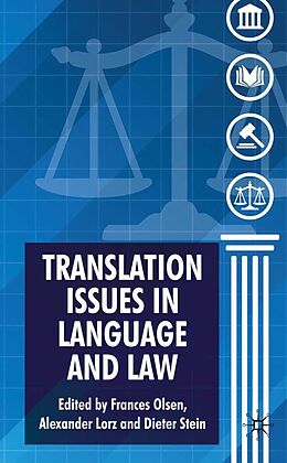 eBook (pdf) Translation Issues in Language and Law de 