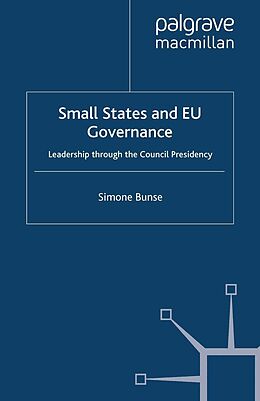 eBook (pdf) Small States and EU Governance de S. Bunse