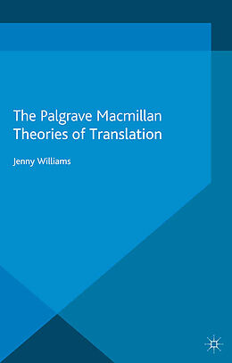Couverture cartonnée Theories of Translation de J. Williams