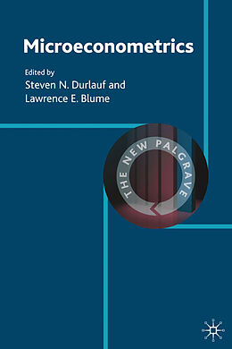 Livre Relié Microeconometrics de Steven N. Blume, Lawrence E. Durlauf