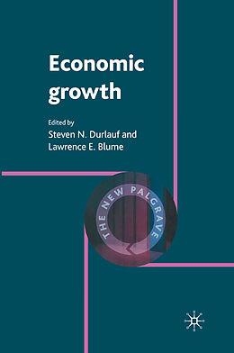 Couverture cartonnée Economic Growth de Steven N. Blume, Lawrence E. Durlauf