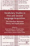 E-Book (pdf) Vocabulary Studies in First and Second Language Acquisition von Brian Richards, David D. Malvern, Paul Meara