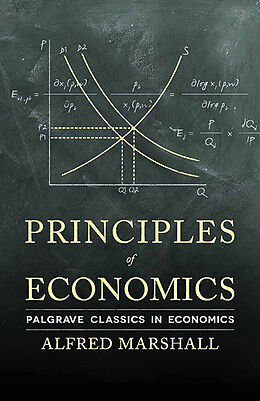 Couverture cartonnée Principles of Economics de A. Marshall