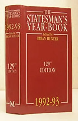 E-Book (pdf) The Statesman's Year Book: 1992-93 von B. Hunter