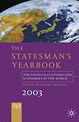E-Book (pdf) The Statesman's Yearbook 2003 von Barry Turner