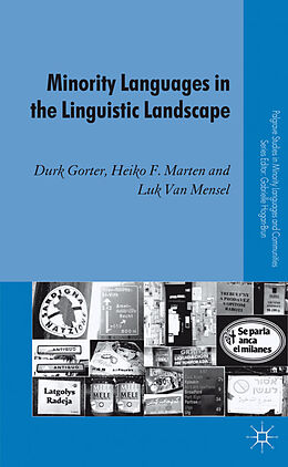 Livre Relié Minority Languages in the Linguistic Landscape de Durk Marten, Heiko F. Van Mensel, Luk Hoga Gorter