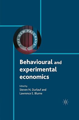 eBook (pdf) Behavioural and Experimental Economics de 