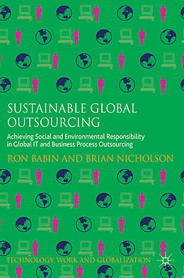 Livre Relié Sustainable Global Outsourcing de Ron Babin, Brian Nicholson